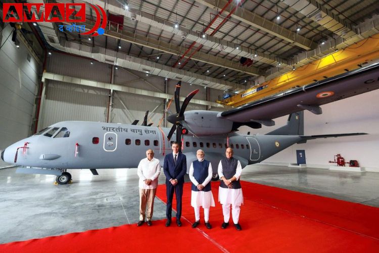 PM Modi, Spain PM Sanchez inaugurate India’s first private military aircraft plant in Vadodara